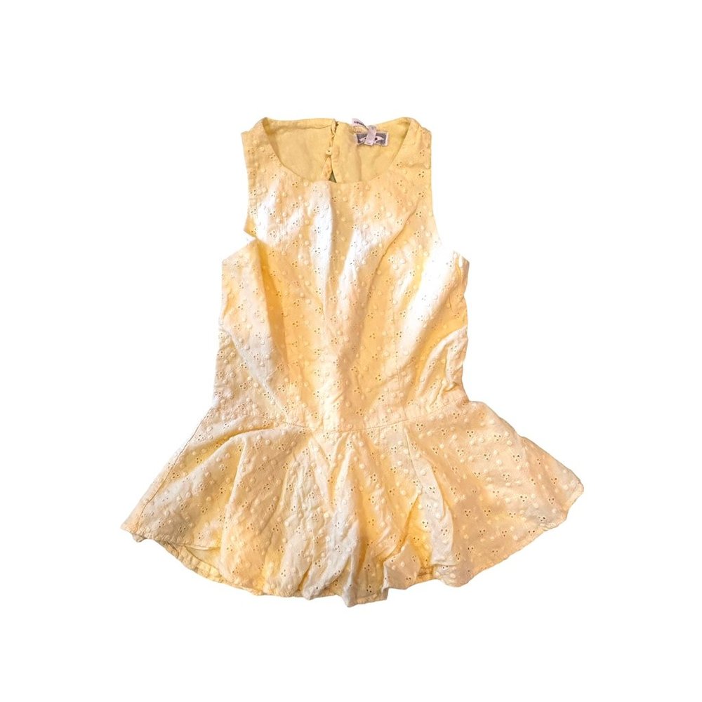 Kirra White Flower Embroidered Dress, Small Girls Size, Like New